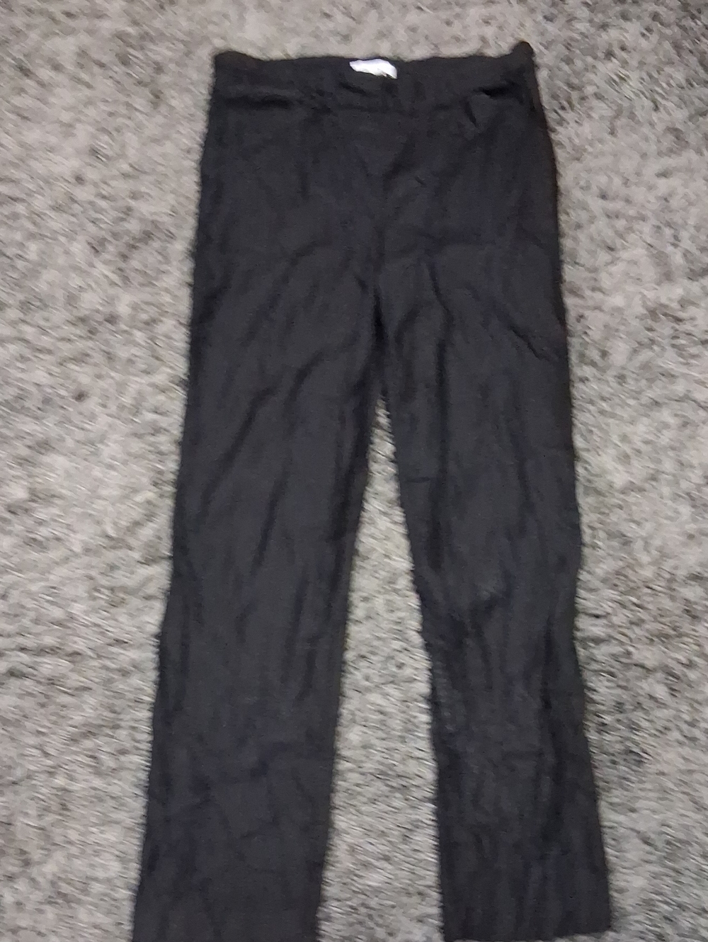 Black Stretch Pull-On Pants